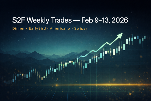 S2F Weekly Trades — Feb 9–13, 2026